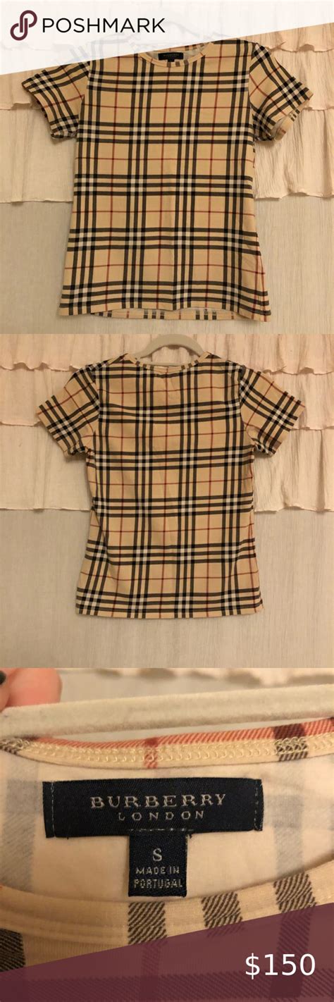 authentic burberry tee.